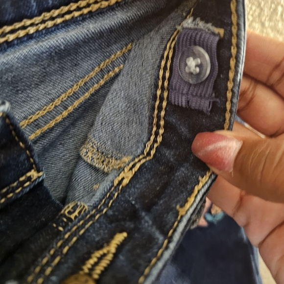 Jumping Beans Dark Blue Denim with Embroidery - Picture 7 of 11